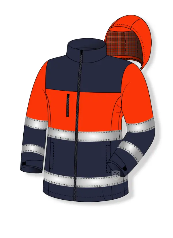 Softshell intensywnej widzialności