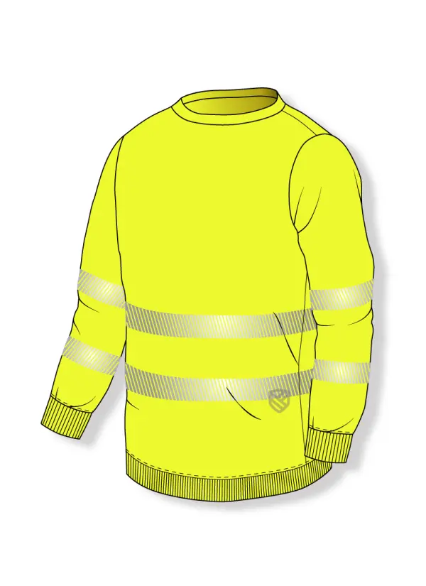 Bluza S-shirt intensywnej widzialności