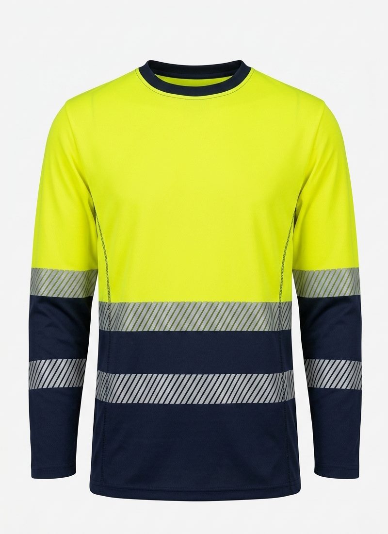 Koszulka s-shirt intensywnej widzialności UV 50+ 1 klasa widzialności