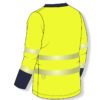 Koszulka s-shirt intensywnej widzialności UV 50+ 2 klasa widzialności - obrazek 2