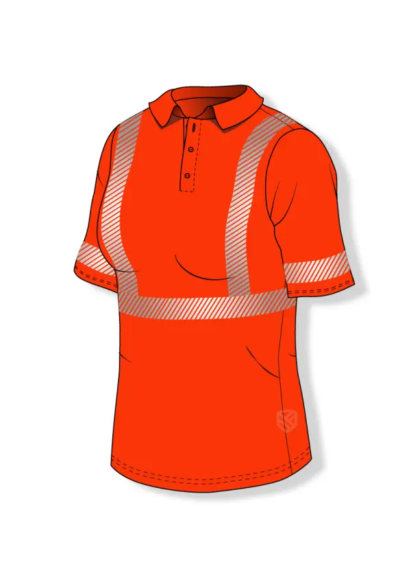 Damska koszulka polo chroniąca przed promieniowaniem UV 50+